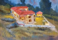 Tahir Bilal Ummi, 24 x 36 Inch, Oil on Canvas, Landscape Painting, AC-TBL-062